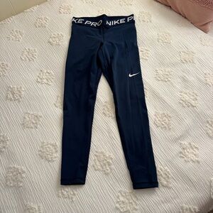 Nike Pro Dark Blue Leggings